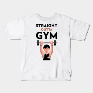 Straight Outta Gym Kids T-Shirt